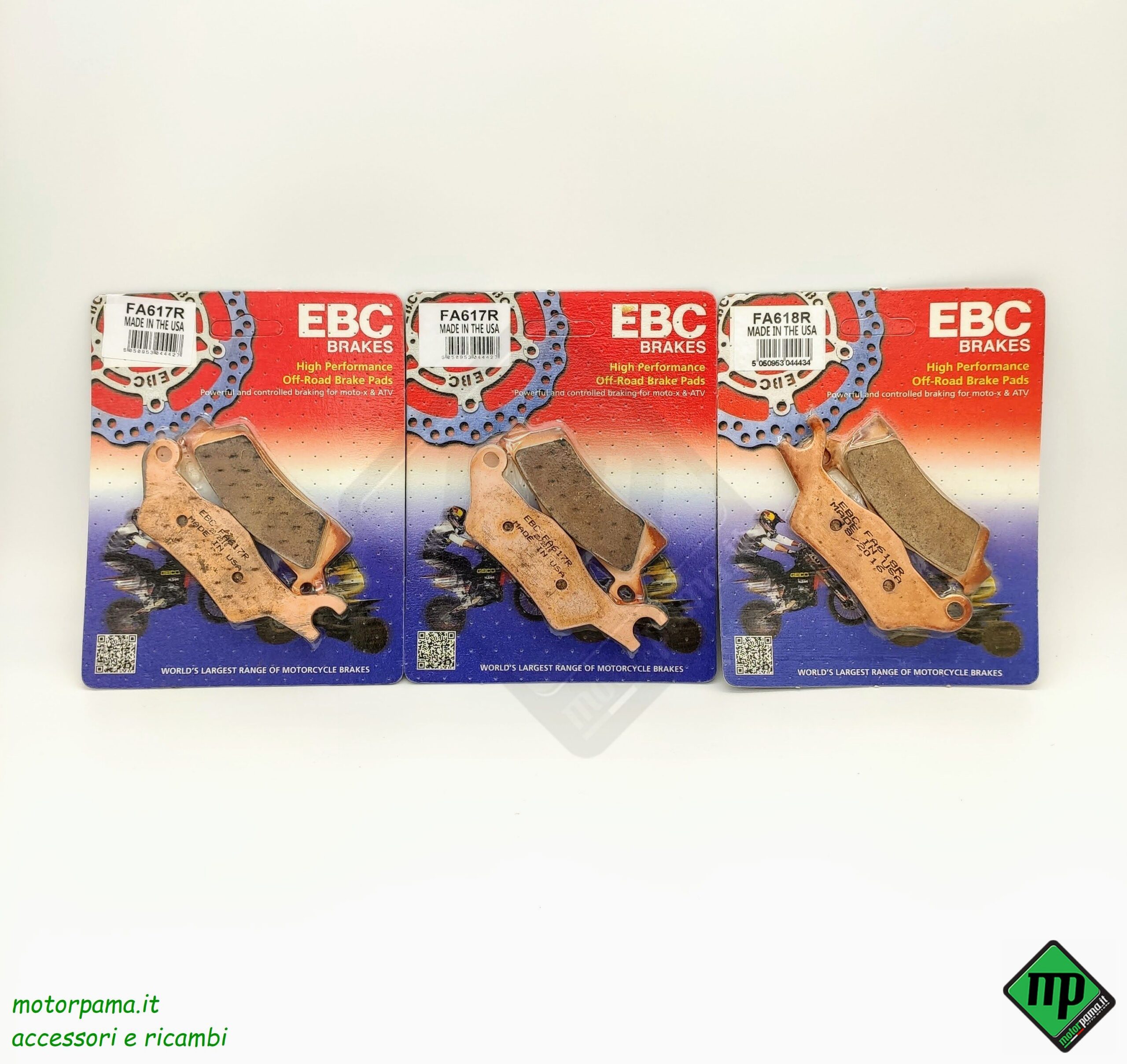 Kit pastiglie sinterizzate freni Can-am G2 Outlander / Renegade 2012 e successivi