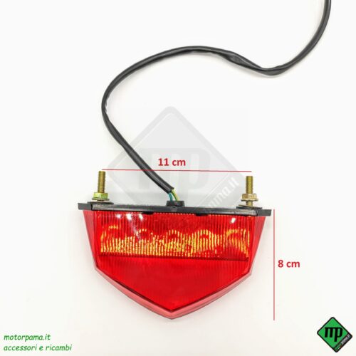 Fanale stop posteriore a Led per Quad, Moto e Scooter