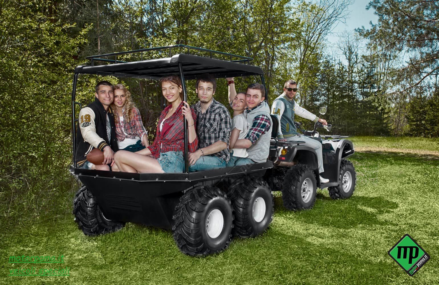 Rimorchio QUAD/ATV/UTV Tinger T