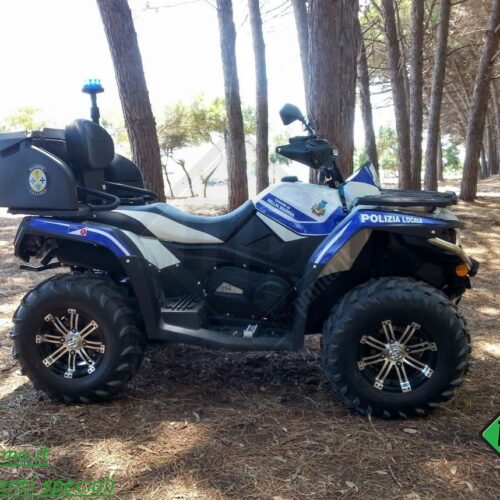 QUADRICICLO C-FORCE 550 EFI 4X4 PASSO LUNGO ALLESTITO POLIZIA LOCALE