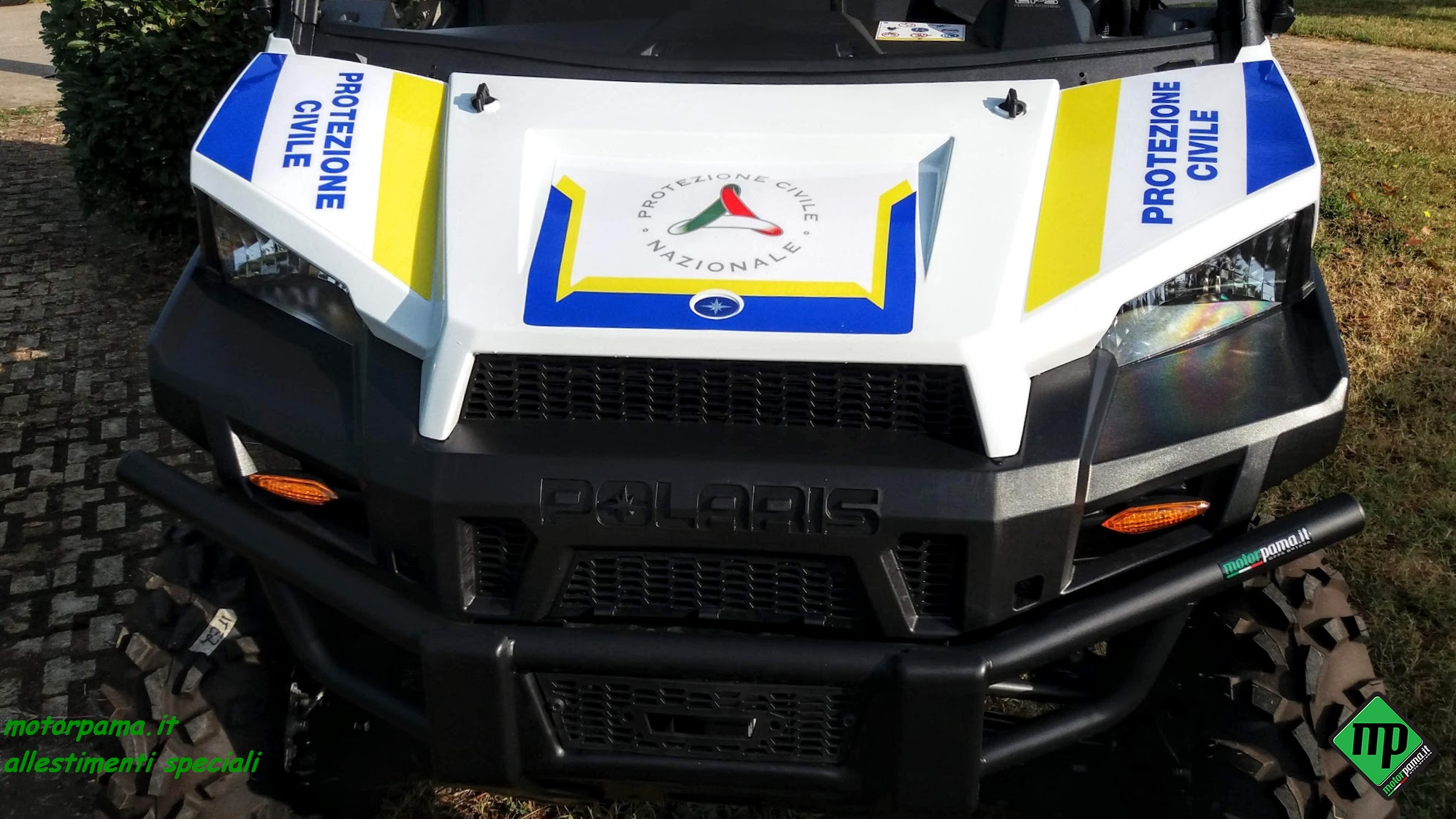 Quad Atv Utv Polaris Ranger 900 XP allestimento speciale Protezione Civile Nazionale - immagine 2