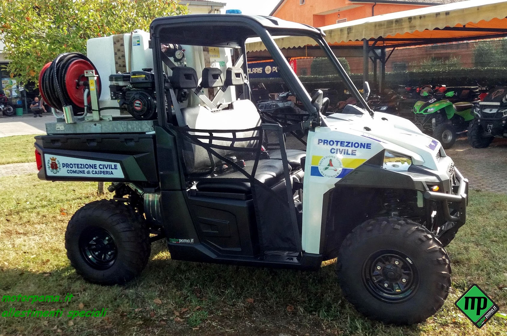 Quad Atv Utv Polaris Ranger 900 XP allestimento speciale Protezione Civile Nazionale - immagine 3