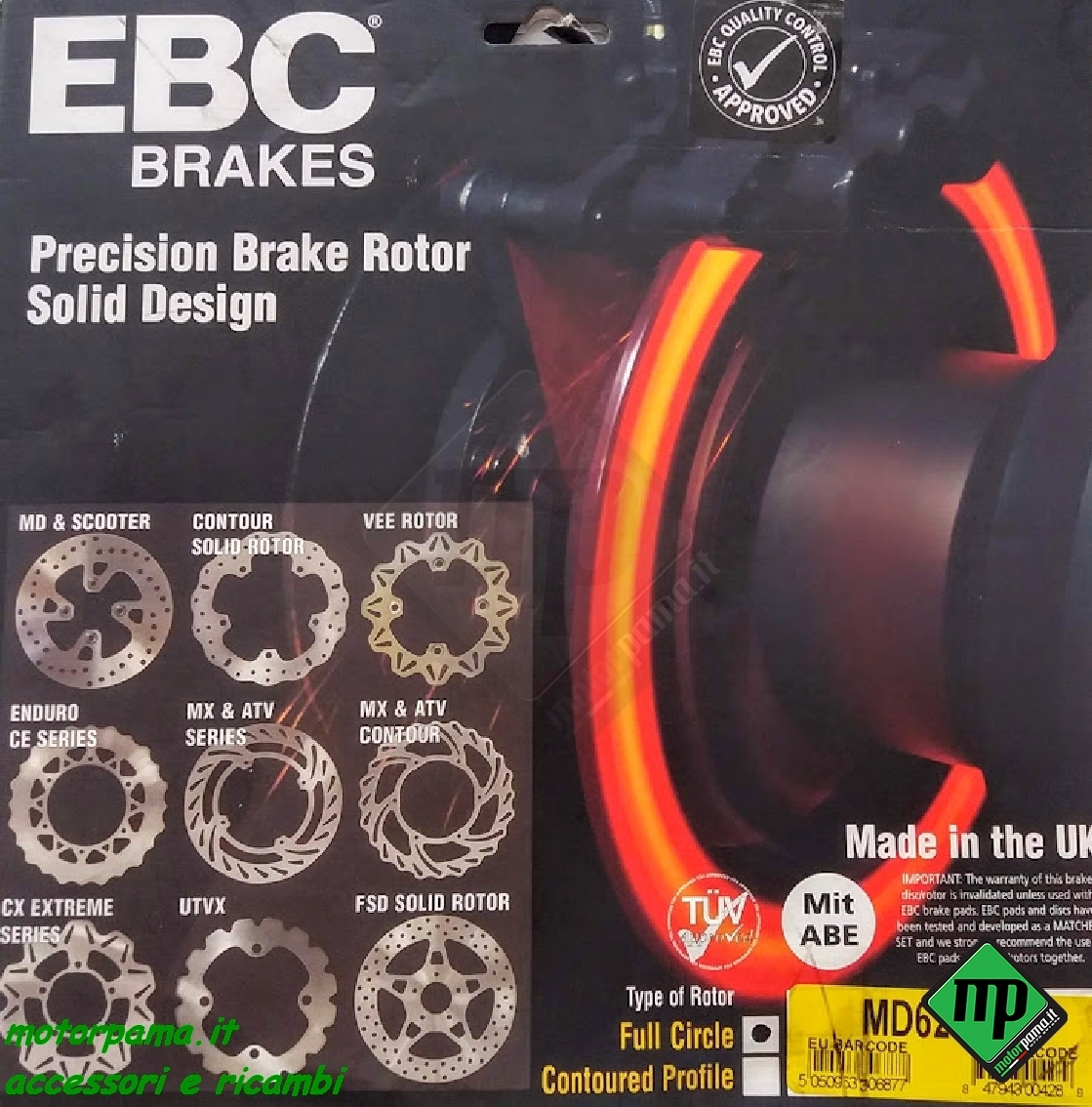 Disco freno quad atv Polaris Scrambler e Sportsman - immagine 3