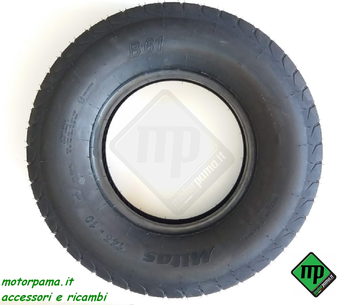 Gomma Pneumatico carrello 145/10 79N PR6 Mitas CARGO carrello appendice RIMORCHIO M+S
