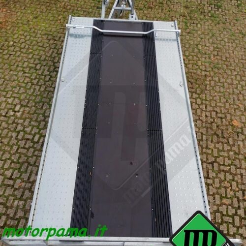 Rimorchio trasporto merci/cose, allestito trasporto motoslitta