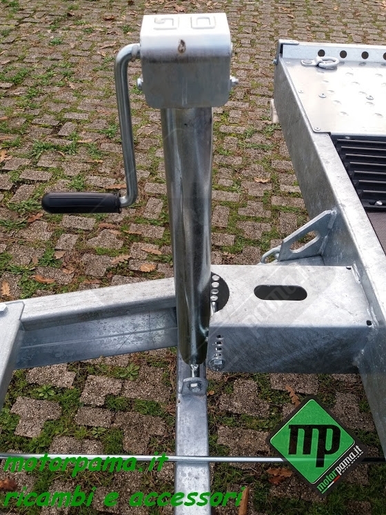 Carrello Cresci rimorchi PA15 PM trasporto merci + motoslitta - immagine 5