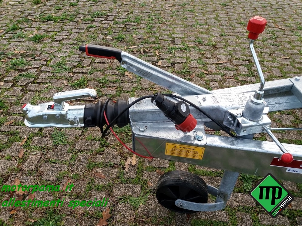 Rimorchio trasporto merci/cose, allestito trasporto motoslitta - immagine 4