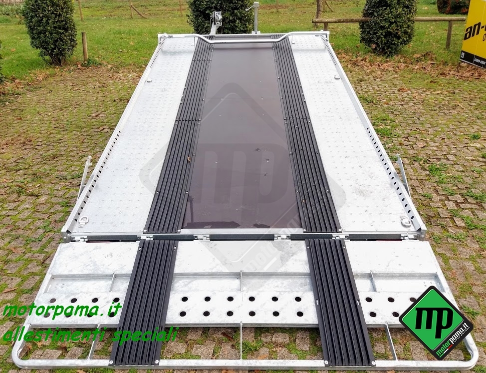 Rimorchio trasporto merci/cose, allestito trasporto motoslitta - immagine 7