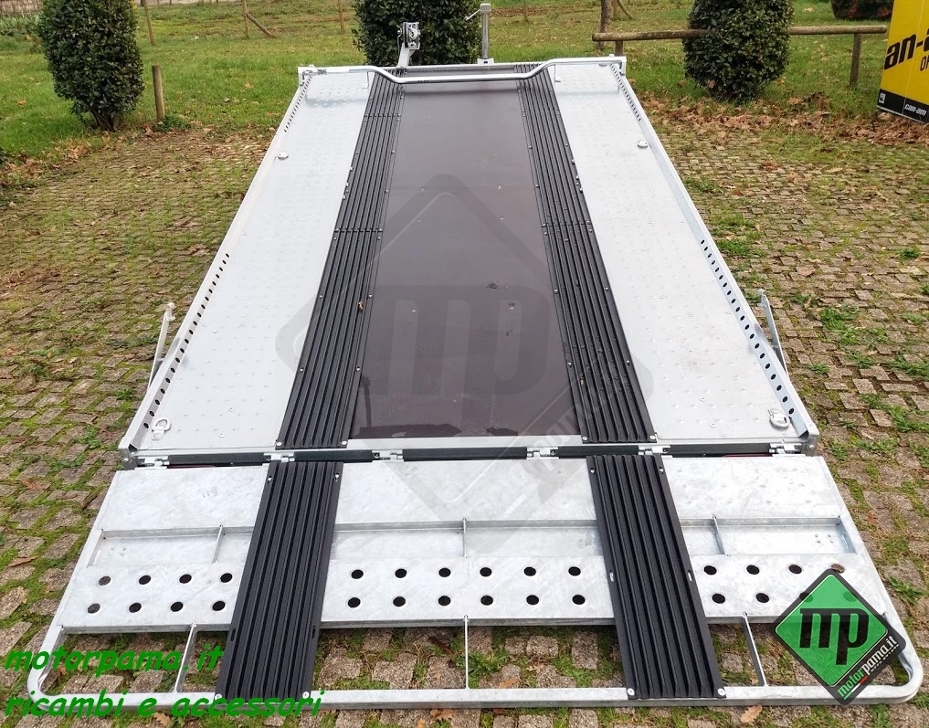 Carrello Cresci rimorchi PA15 PM trasporto merci + motoslitta - immagine 8