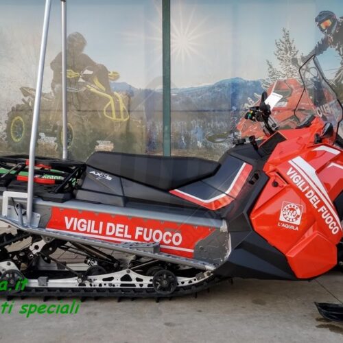 Motoslitta polaris Titan Touring  800 cc allestimento speciale da soccorso Vigili Del Fuoco
