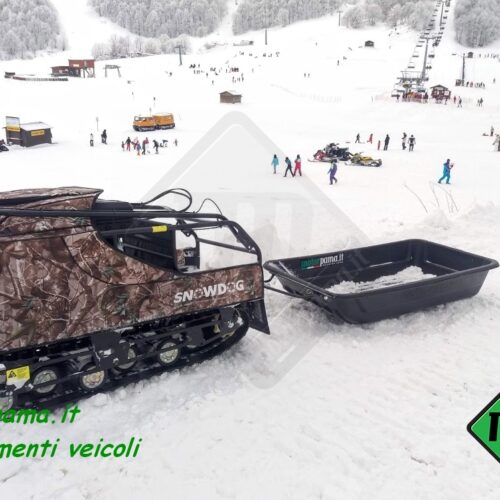 CINGOLATO da traino adatto per il trasporto di persone e materiali in più  allestimento speciale per enti e associazioni