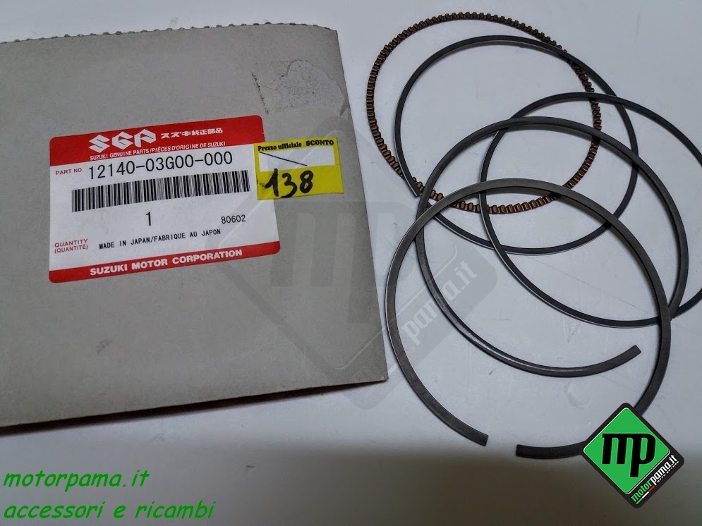 Serie segmenti pistone Quad Atv Suzuki Vinson Lta 500 2004-2007 - immagine 4