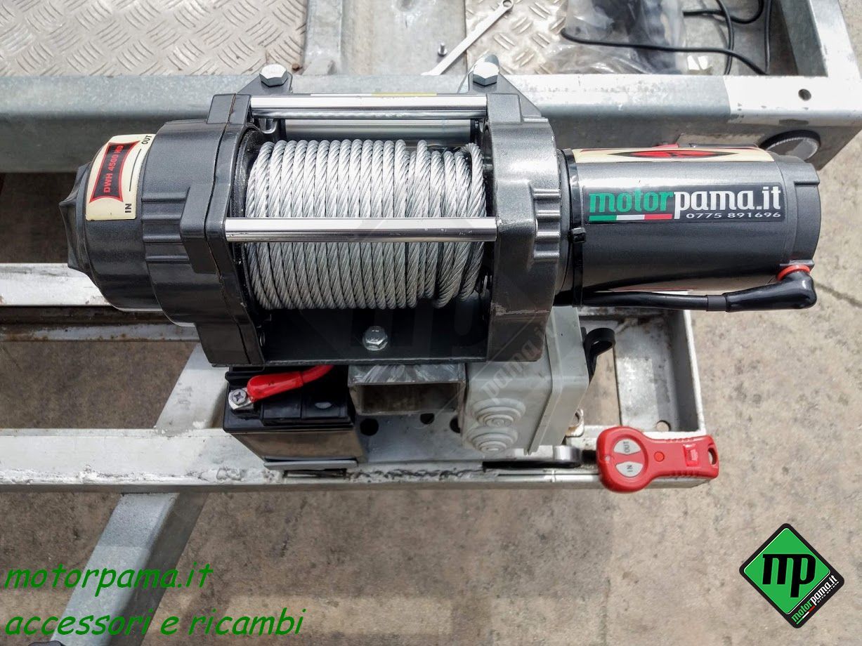 Kit verricello carrello-rimorchio auto