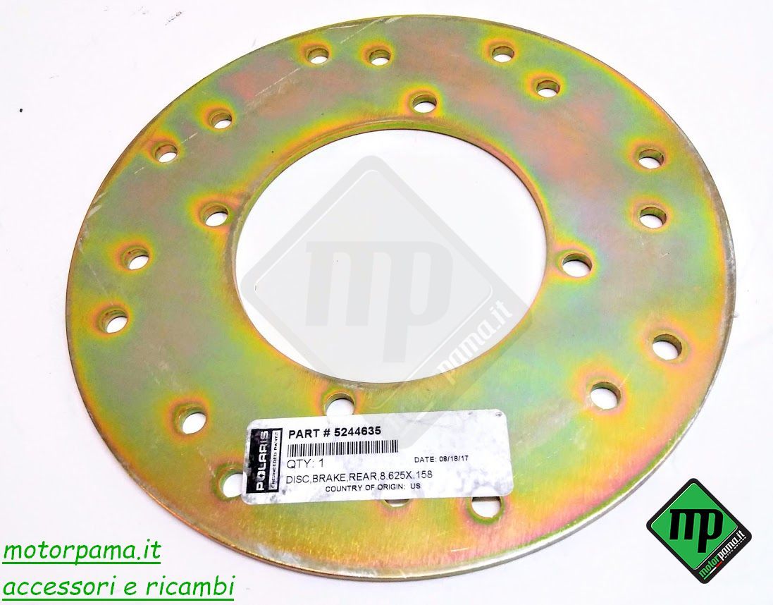 Disco freno posteriore quad atv utv Polaris Sportsman 500/800