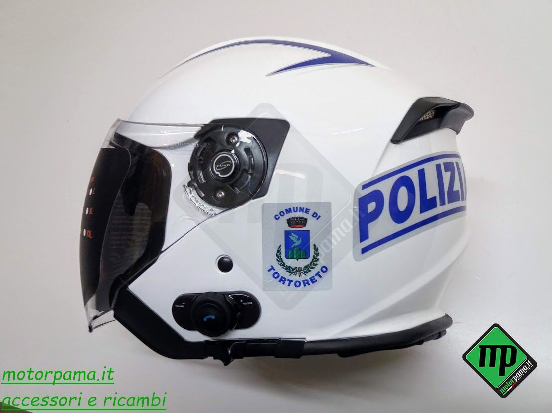 Casco Origine Palio 2.0 BT con sistema Bluetooth doppia visiera per enti
