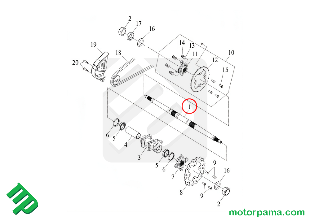 Assale posteriore originale Access - immagine 2