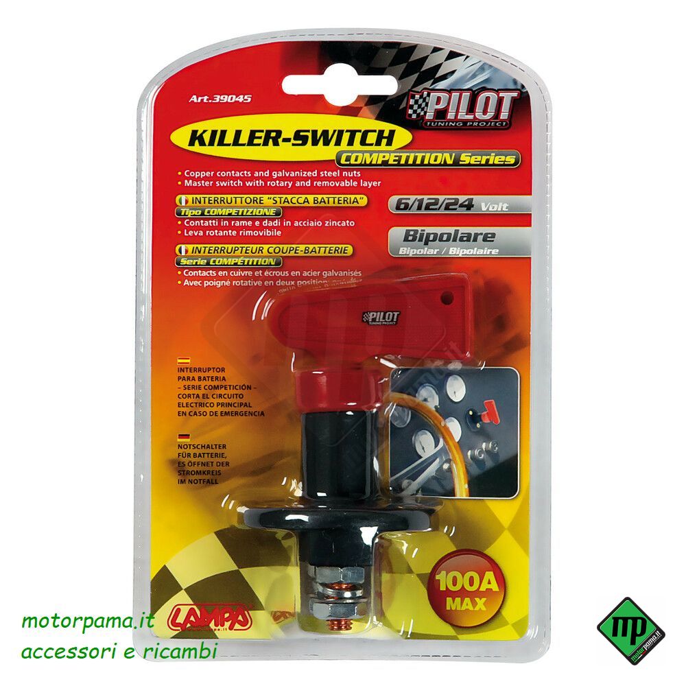 Interruttore Killer-Switch - 6/12/24V - immagine 2