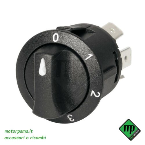 Interruttore a rotazione - 12/24V - 10A