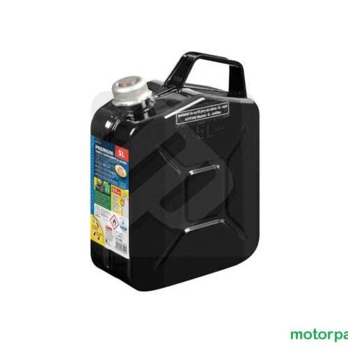 LT 5 - Tanica in metallo nera per trasporto carburante
