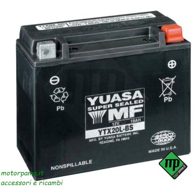 Batterie Yuasa per i modelli G2S, G2L,G2