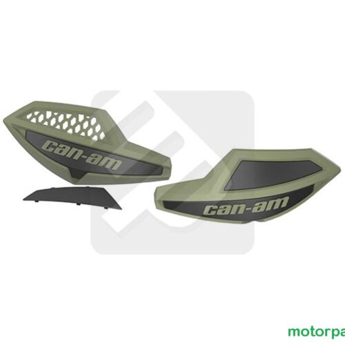 Cover / Plastica ricambio paramani Can-am originali colore verde