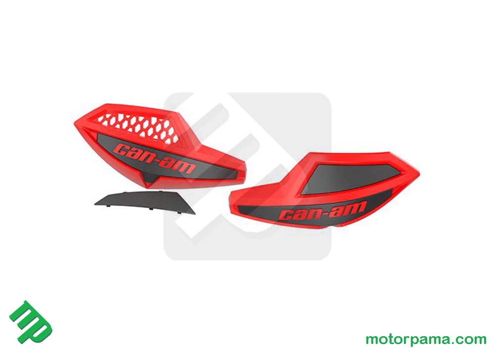 Cover / Plastica ricambio paramani Can-am originali colore rosso