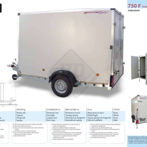 Carrello cresci 750F Standard