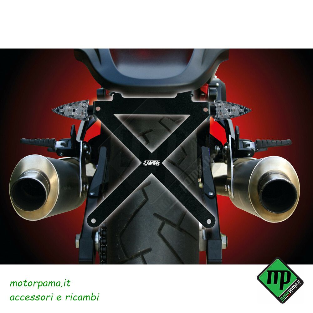 Kit portatarga + supporto catarifrangente - immagine 5