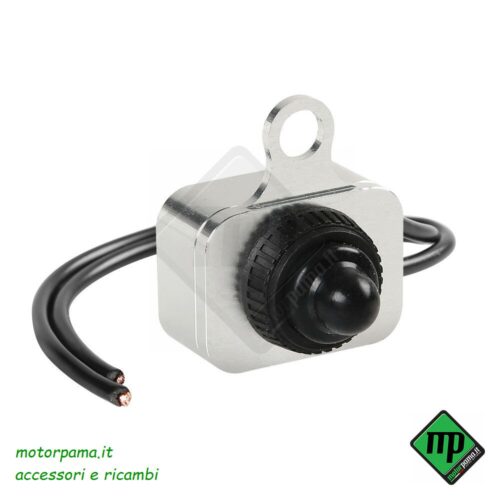 On & Off, interruttore impermeabile, 12V - Argento