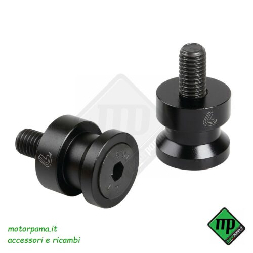 Coppia supporti cavalletto - 6x1 mm - Nero