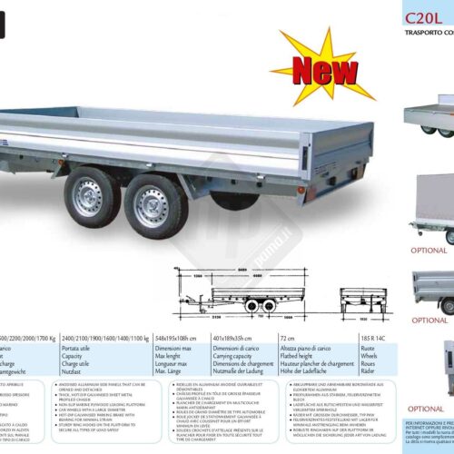 Carrello cresci C20L