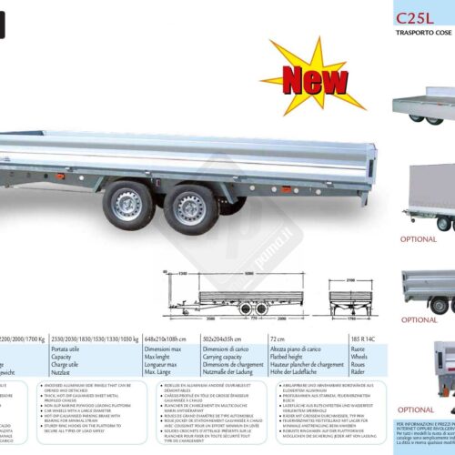 Carrello cresci C25L