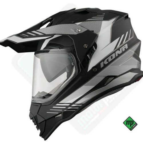Casco Vemar Kona Explorer Nero Bianco Matt