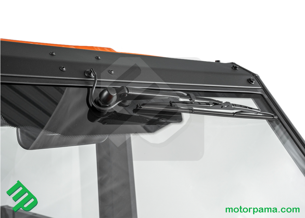 Parabrezza laminato con sistema tergicristallo Corvus TERRAIN DX4