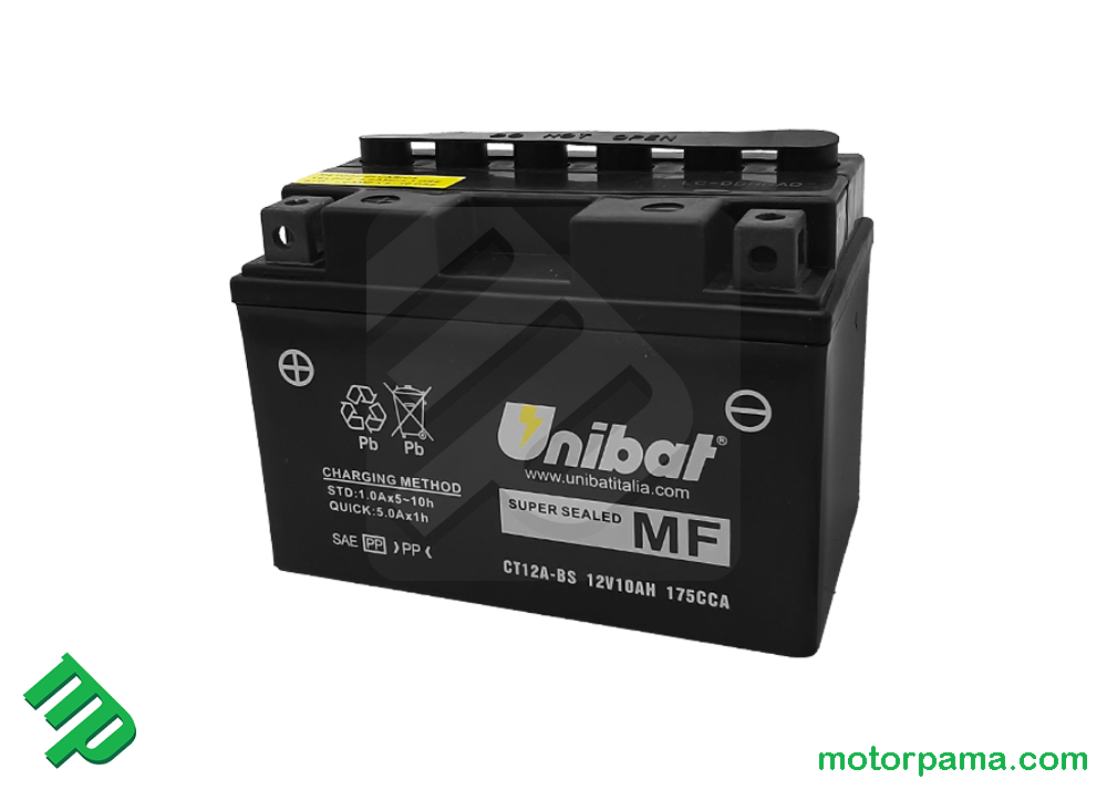 Batteria VOGE Valico 500DS / 500DSX originale Unibat CT12A-BS
