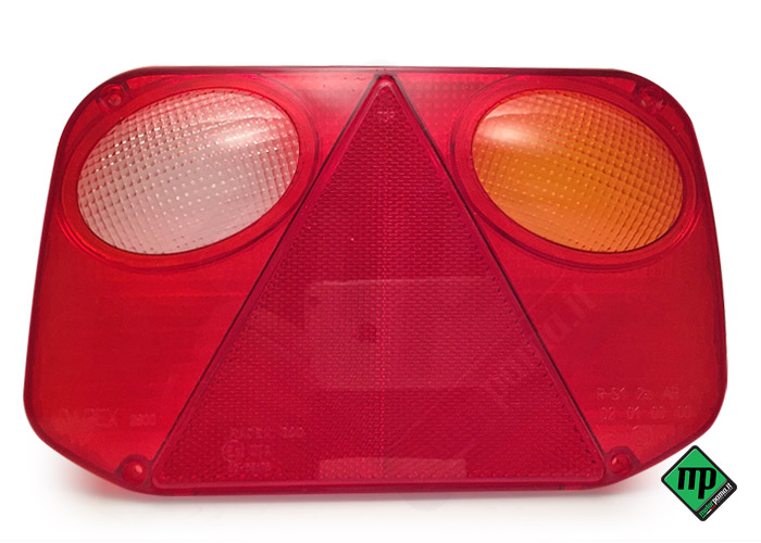 Trasparente / vetro per fanale di posizione DX Radex per serie N – PA – PT15/25/35 – PAF – C25 – C35