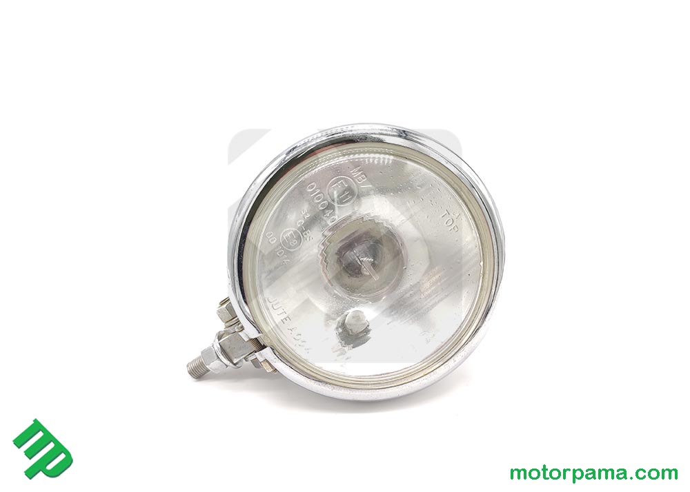 Faro universale rotondo cromato diametro 120mm