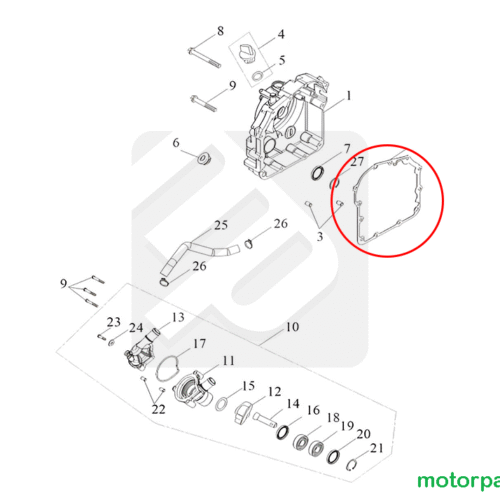 GUARNIZIONE LATO STATORE ORIGINALE ACCESS 2