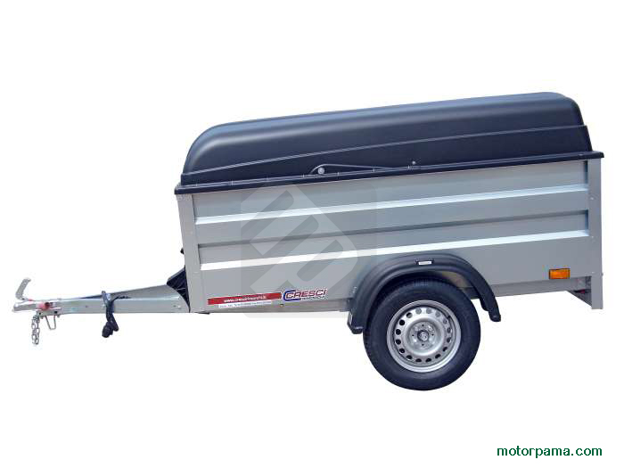 Carrello cresci H7 senza freni A - 750 Kg con Coperchio