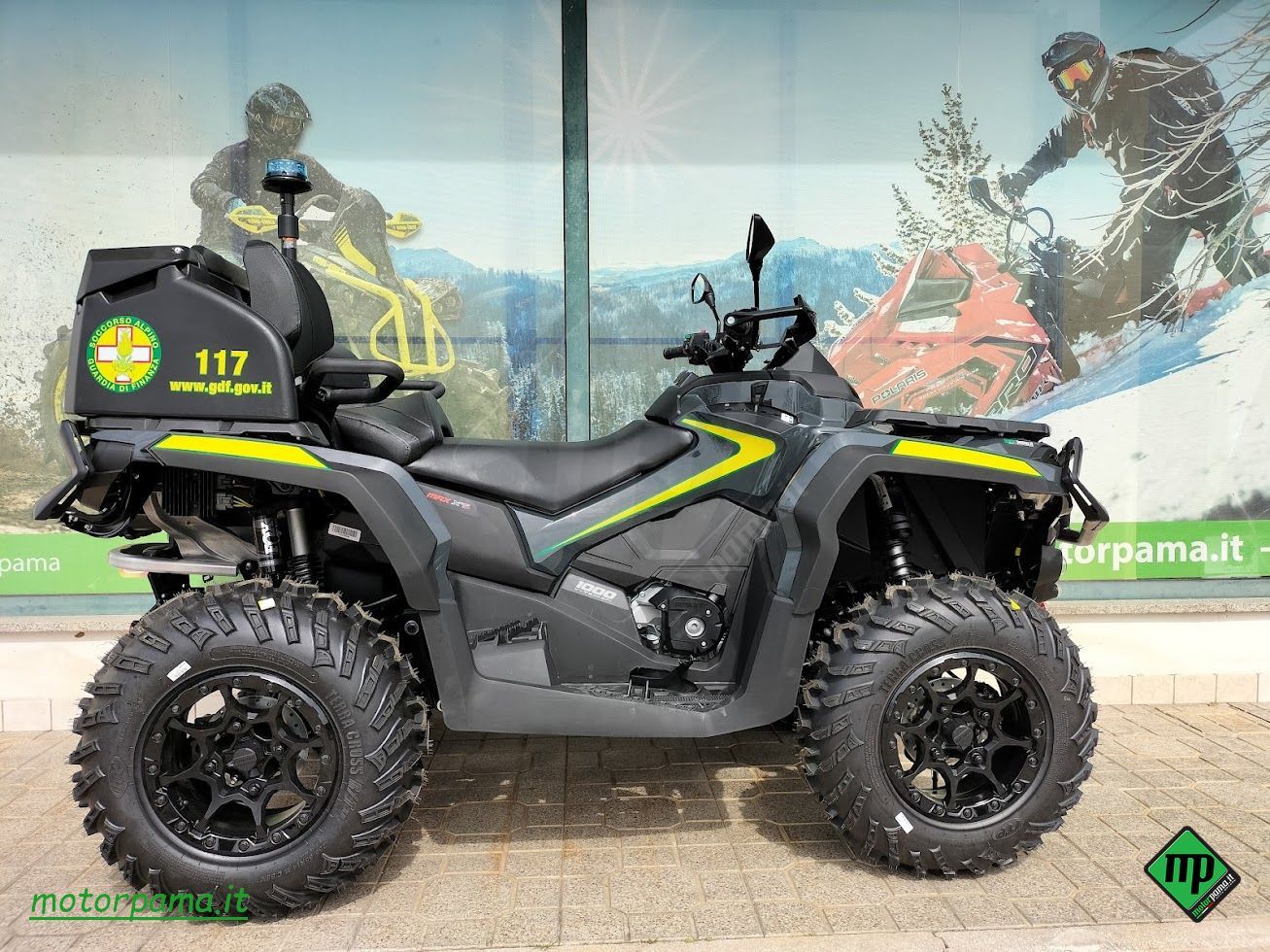 QUAD OUTLANDER MAX XTP 1000 4X4 PASSO LUNGO ALLESTITO GUARDIA DI FINANZA - immagine 6