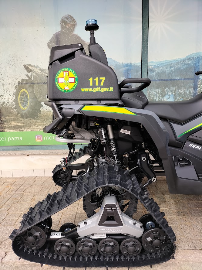 QUAD OUTLANDER MAX XTP 1000 4X4 CINGOLATO PASSO LUNGO ALLESTITO GUARDIA DI FINANZA - immagine 2