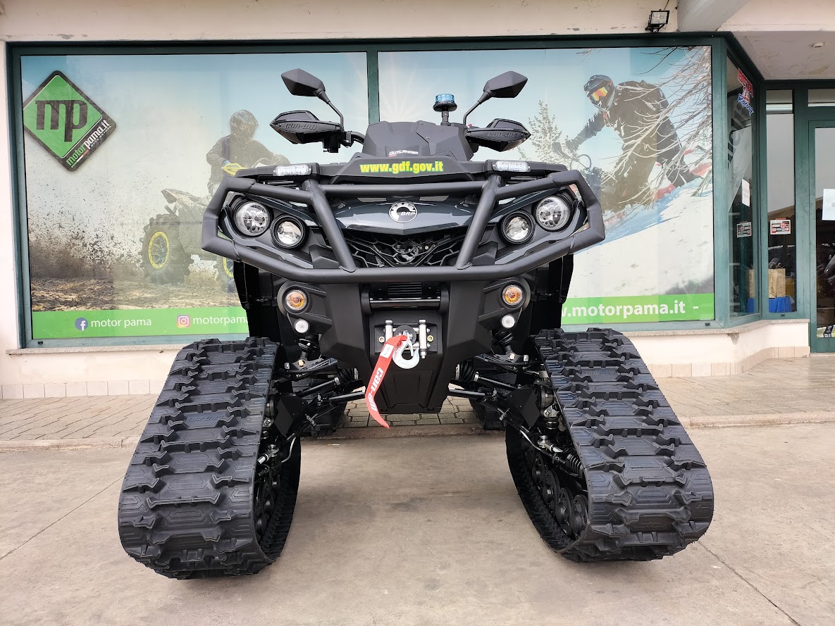QUAD OUTLANDER MAX XTP 1000 4X4 CINGOLATO PASSO LUNGO ALLESTITO GUARDIA DI FINANZA - immagine 4