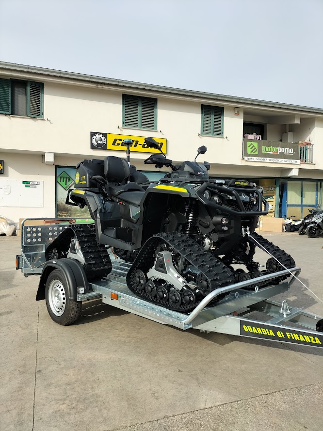QUAD OUTLANDER MAX XTP 1000 4X4 CINGOLATO PASSO LUNGO ALLESTITO GUARDIA DI FINANZA - immagine 8