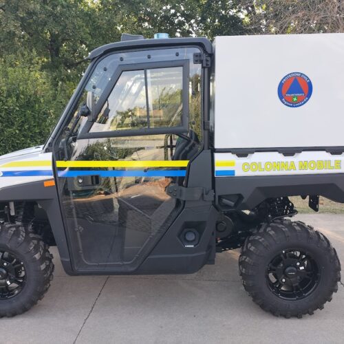 Quad Atv Utv Polaris Ranger 1000 Xp allestimento speciale Protezione Civile