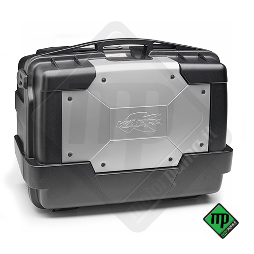 Bauletto Moto Kappa KGR46 46 Litri Nero Alluminio