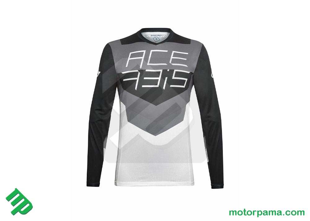 Maglia Acerbis MX Track Grigio / Nero - immagine 2