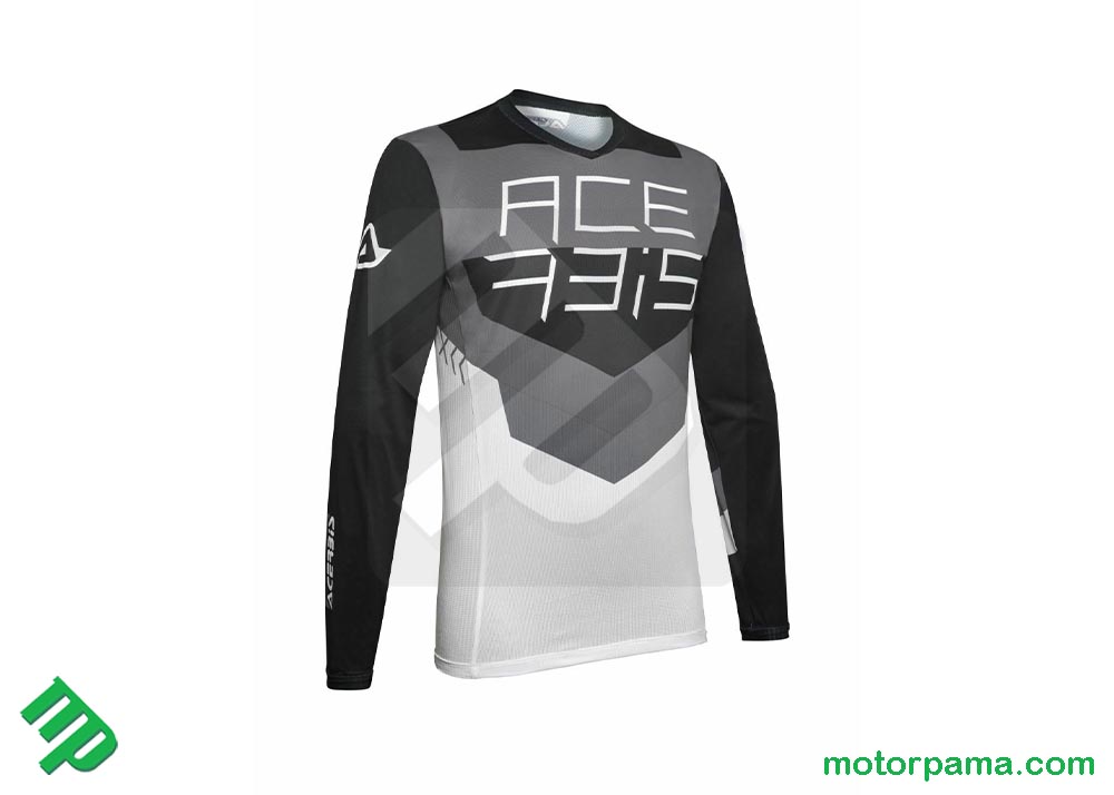 Maglia Acerbis MX Track Grigio / Nero