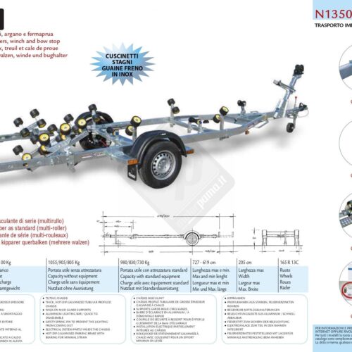 Carrello cresci N1350B-R-