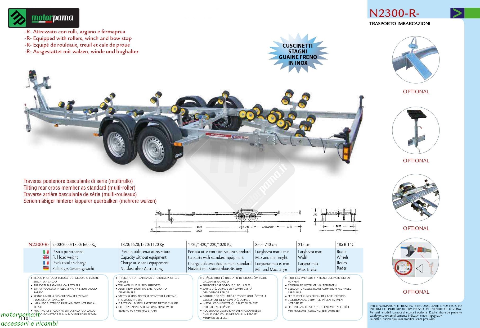 Carrello cresci N2300 -R-
