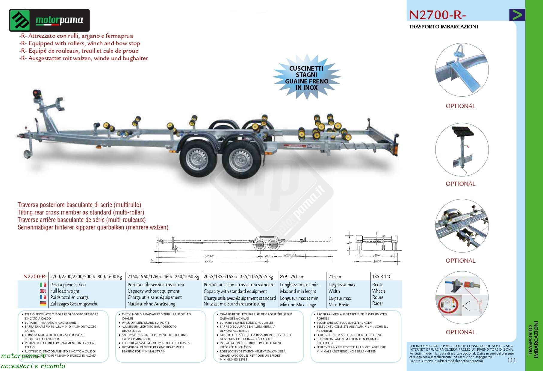 Cresci rimorchi N2700 -R-